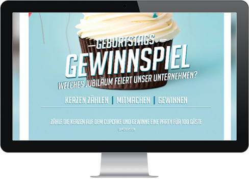 Bild LCD-Monitor Gewinnspiel App
