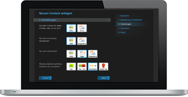 Bild Laptop Gewinnspiel App