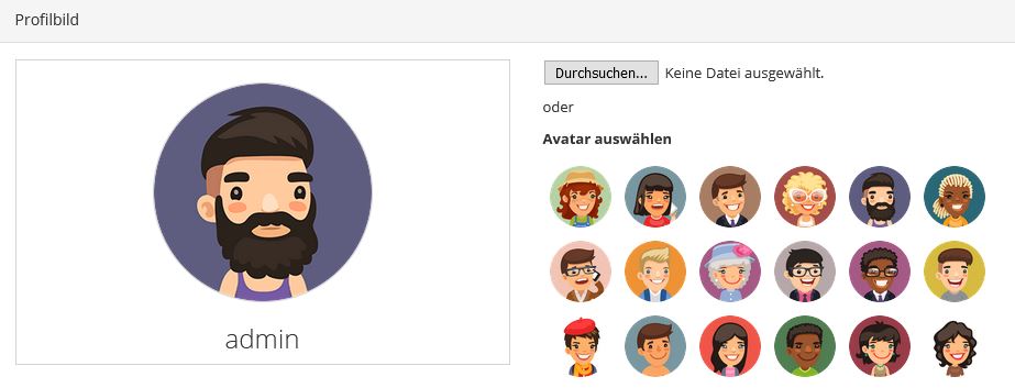 Tippspiel Avatar Profilbild Namen